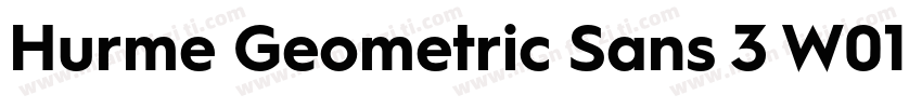 Hurme Geometric Sans 3 W01 Bold字体转换